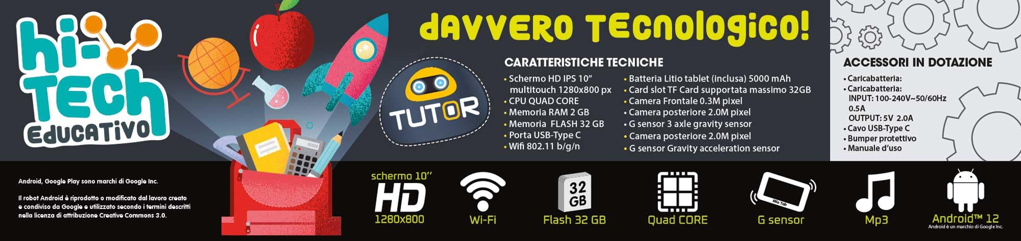 Liscianigiochi Hi Tech Educativo Mio Tab Tutor 10