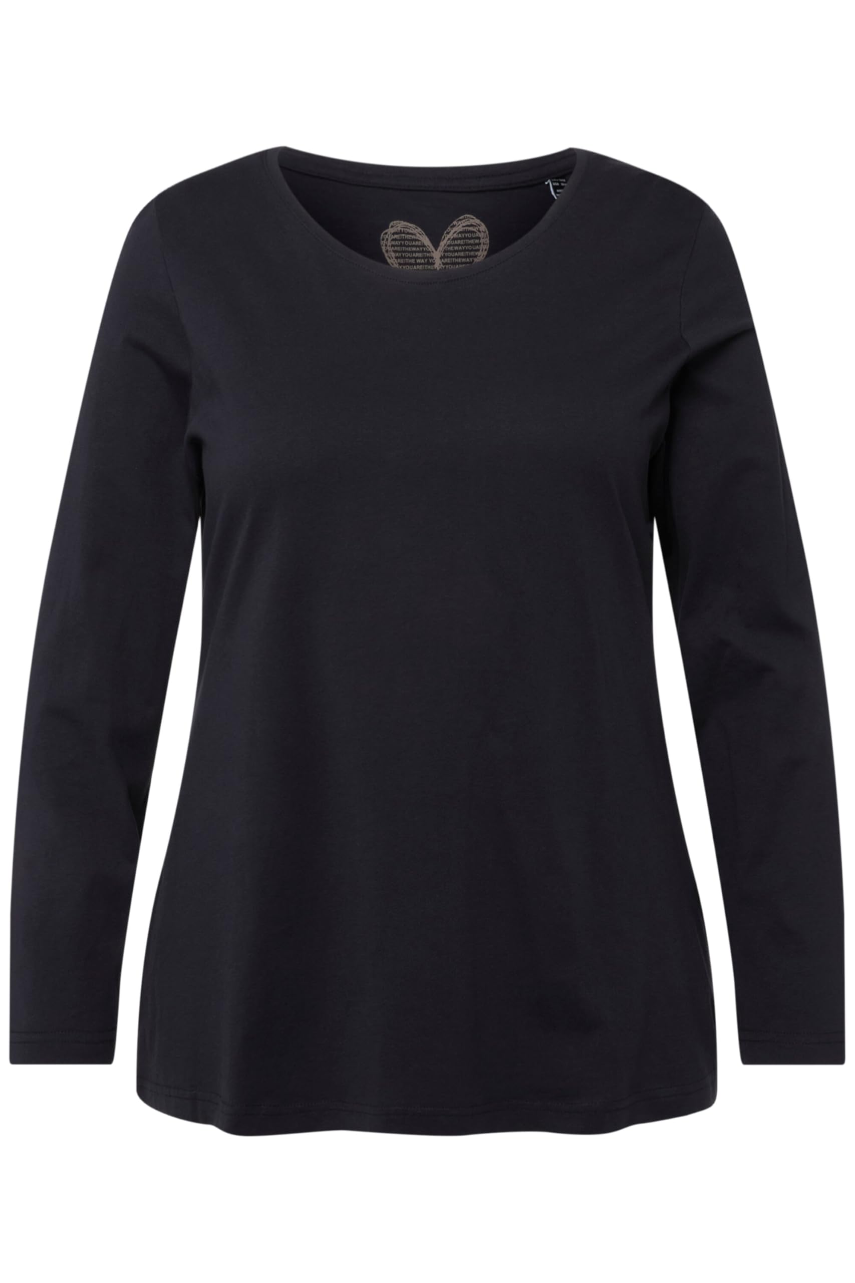 Ulla Popken Koszulka z długim rękawem Kobiety Basic Langarmshirt Rundhals