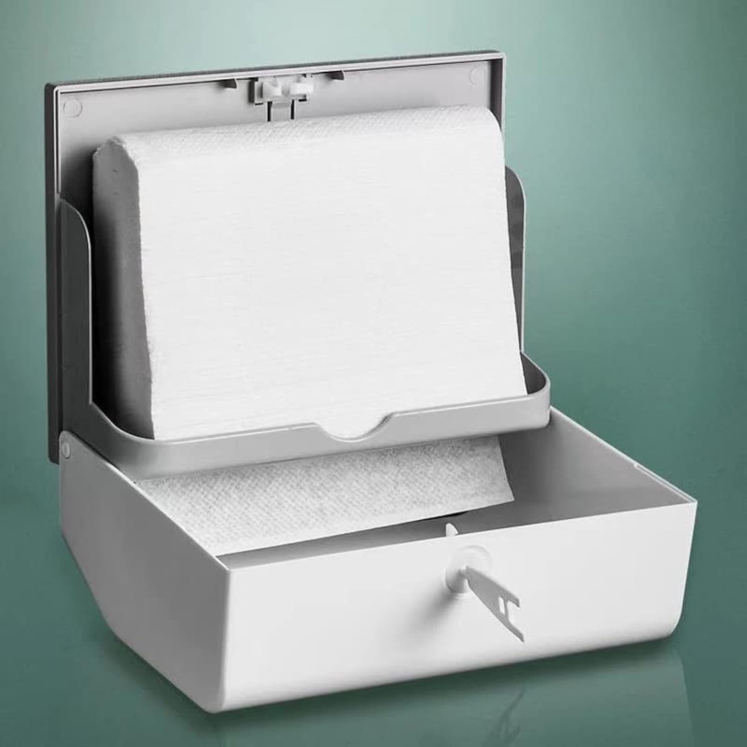 Early Dozownik Papieru Toaletowego Luksusowy Dozownik Ręczników Papierowych Abs Pudełko Na Chusteczki Do Montażu Na ścianie Bez Dziurkacza Do Toalety, Black
