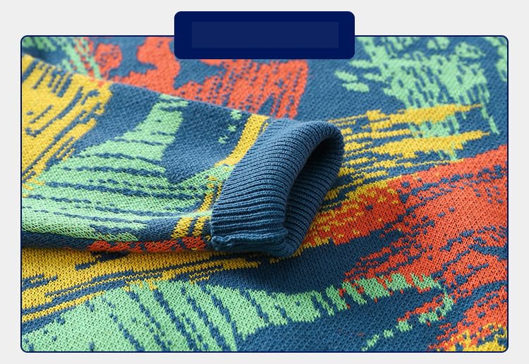 Newborn Baby Boys Color Block Sweater Fall Long Sleeve Crewneck Pullover Tops Fall Winter Clothes for Infants (Blue,120/4-5 Y,Unisex,Big Kid,US,Age,4 Years,5 Years)