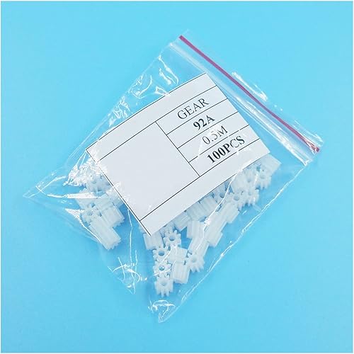 Miniatura 2 de Industry 92A Gear Modulus 0.5 9 Tooth POM Plastic Gears Model Fitting Accessories (Hole Diameter  2mm Tight, Number of Teeth  9 Teeth)