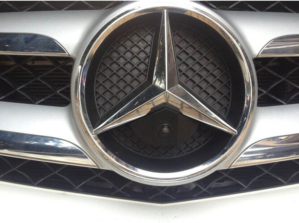 Front View Logo Embedded Camera Parking System with CCD Waterproof IP67 Wide Degree (Middle) for MB Vito Sprinter Viano G/GL/GLK/M/SL/SLK/R/GLA/CL/CLA/AMG Class