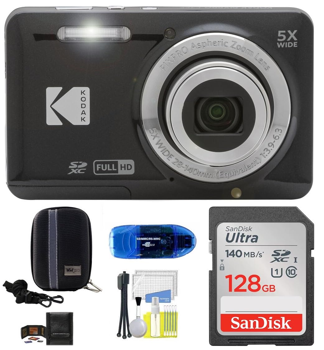 Kodak PIXPRO FZ55 デジタルカメラ16GB SDカード付き Amazon.com 