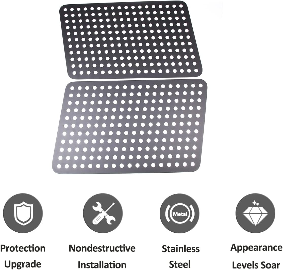 For Mercedes Benz G Class W463 2004-2018 Car Styling Aluminum Alloy Black Car Window Side Glass Protective Panel sticker Auto Accessories