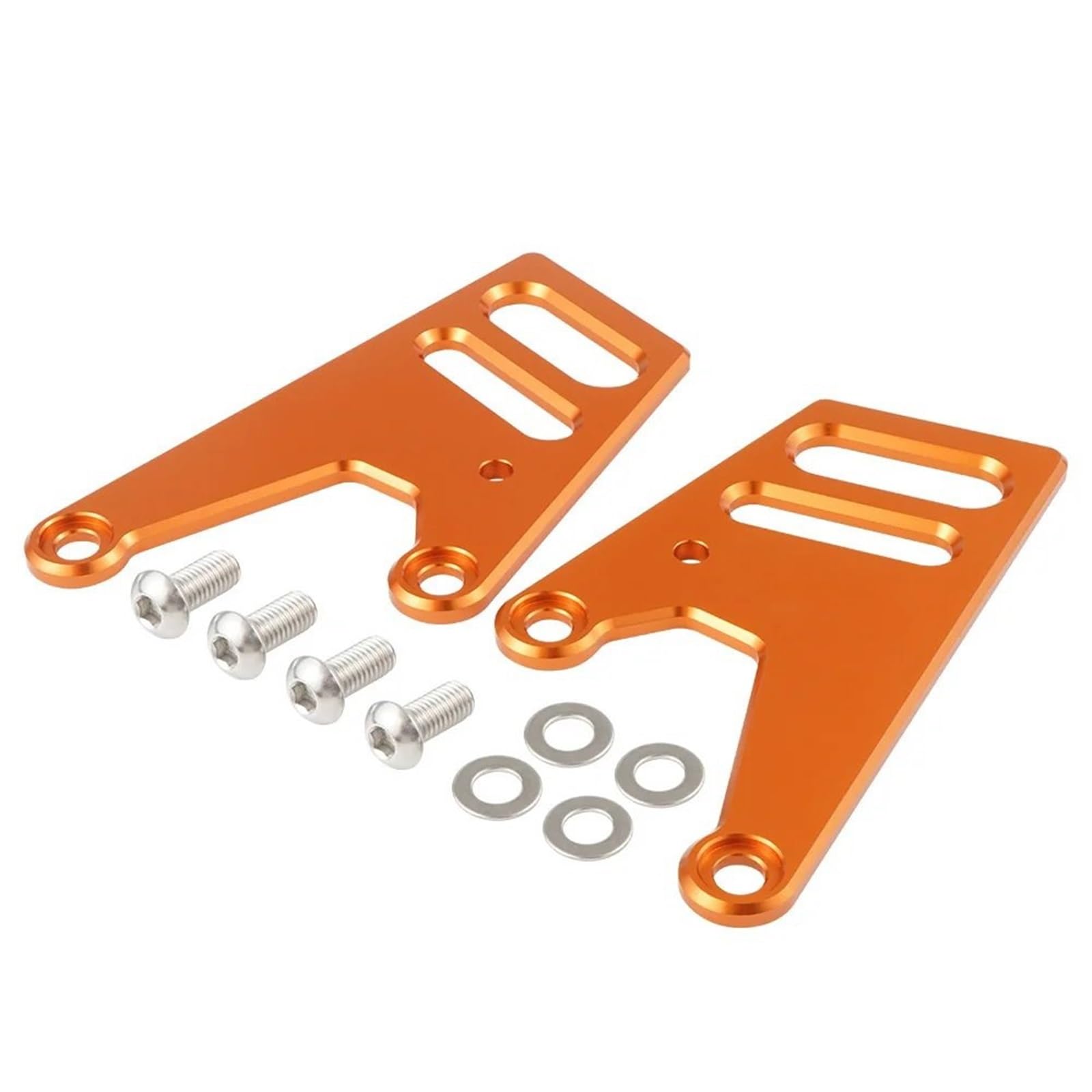 Protège-étrier Moto Convient pour KT-M 690 Enduro/R SMC/R 2008-2023 Cache-Talon Support de Montage pour sacoches sans Support(Orange)