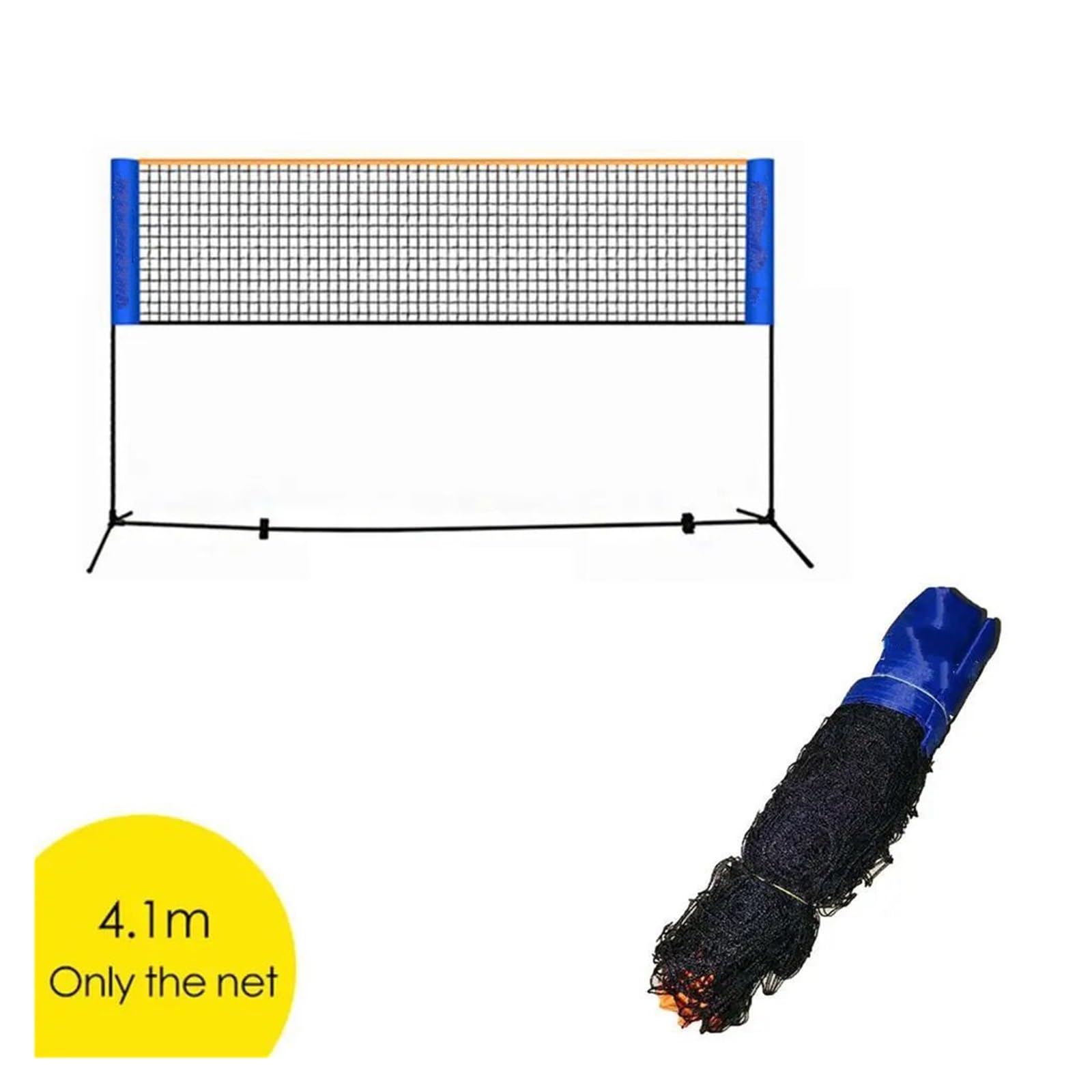 Rete da Badminton Portatile, Rete da Allenamento Standard Blu 3,1 m-6,1 m(6.1m)