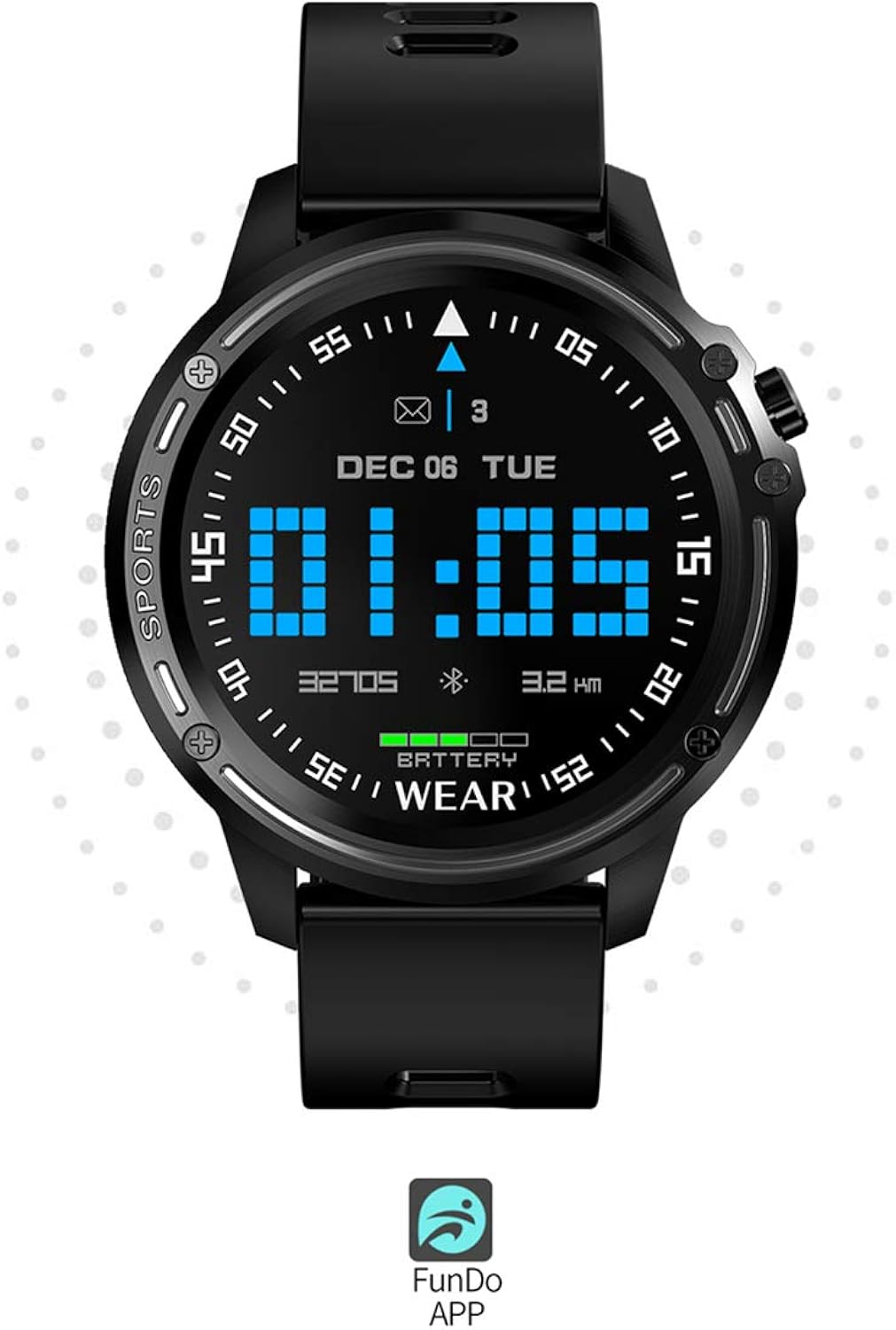 Smartwatch da uomo impermeabile IP68 a schermo rotondo da 1,2 pollici HD Smartwatch con orologi ecg per fitness sportivo per la frequenza cardiaca della pressione sanguigna Smartwatch da uomo impermeabile IP68 a schermo rotondo da 1,2 pollici HD Smartwatch con orologi ecg per fitness sportivo per la frequenza cardiaca della pressione sanguigna