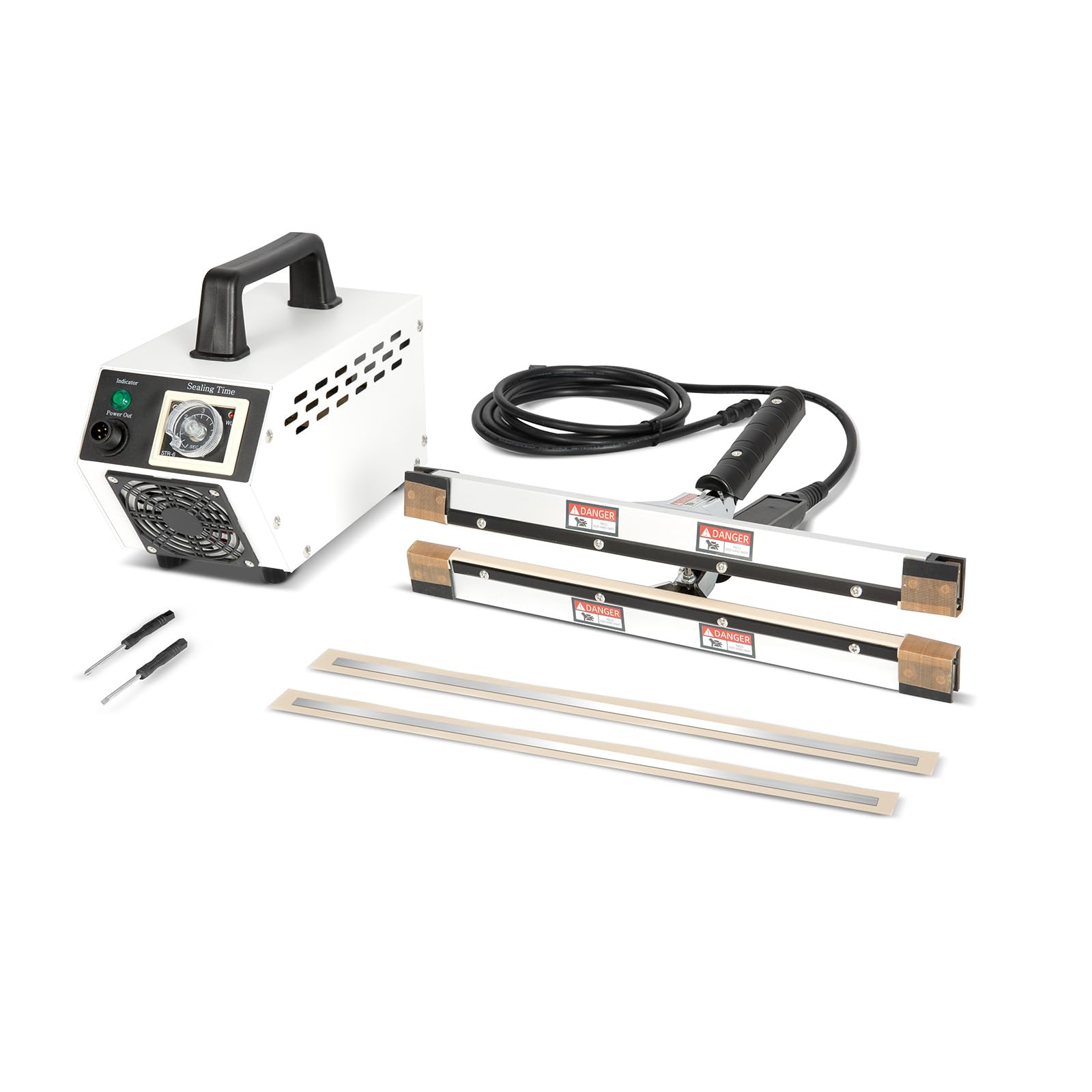 Photo 1 of R-PACK Portable Handheld Heat Sealer Machine, IPS-300 12-Inch | Instant-Heat Sealing for Polyethylene, Foil, Kraft, and Mylar Packaging
