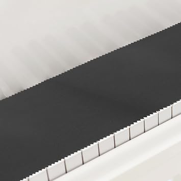 Piano Keyboard Anti-Dust Cover, High Technology Fabric Key Cover Soft Dustproof Piano Keyboard Cover Cloth for 88 Keys Electronic Keyboard