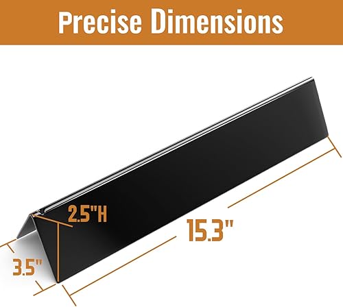Miniatura 45 de Piezas de repuesto para parrilla Weber GS4 Spirit II 200 Series, Spirit II E-210, S-210 (control de montaje frontal), barras aromatizantes 7635
