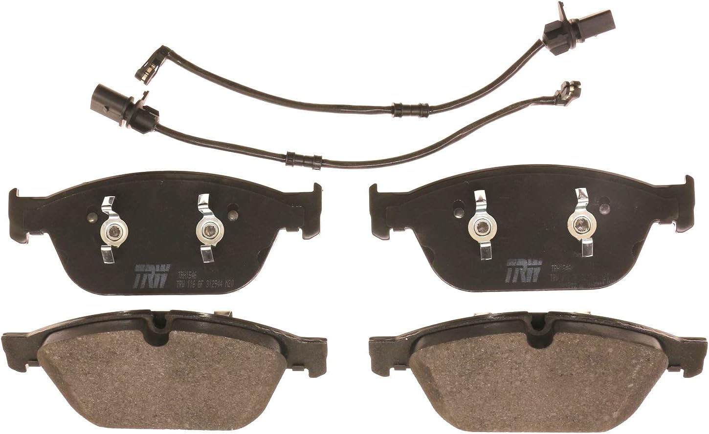 TRW Pro TRH1546 Disc Brake Pad Set For Audi A8 Quattro 2012-2018, Front, And Other Applications