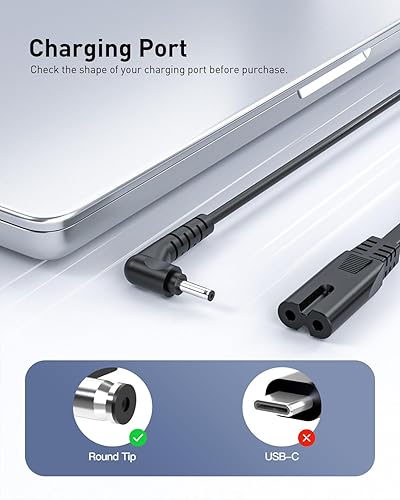 Miniatura 3 de Cargador de CA de 48 W para LG Gram 15 17 15Z90N 15Z95N 17Z90N 17Z95N 17Z90N-R.ARS6U1 17Z95N-G.AAS7U1 15Z95N-G.AAC6U1 15Z95N-G.APS5U1 15Z95