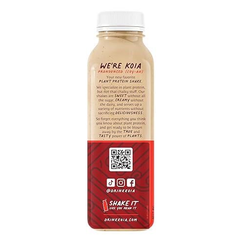 Miniatura 3 de Koia Proteína - Batido de proteínas vegetales listo para beber (12 onzas) - Horchata de canela - Sin lácteos, sin gluten, sin soja, sin OMG, Kosher,