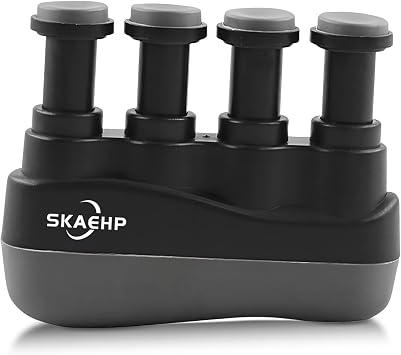 Hand Exerciser - Improves flexibility and strength in fingers, hands, and forearms - Adjustable tension for each finger - Simulated guitar strings help develop calluses - Comfortable workout