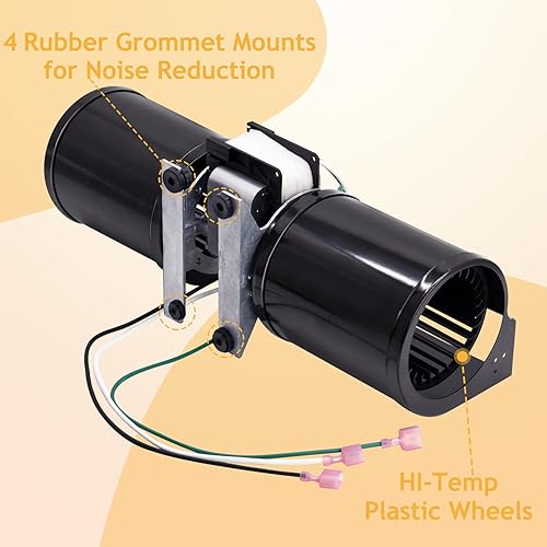 Miniatura 7 de Adviace Aftermarket 812-4900 Soplador de convección para estufas de leña Quadrafire Classic Bay 1200i, Quadra-Fire 4100i 4100 3100 3100i 4300,