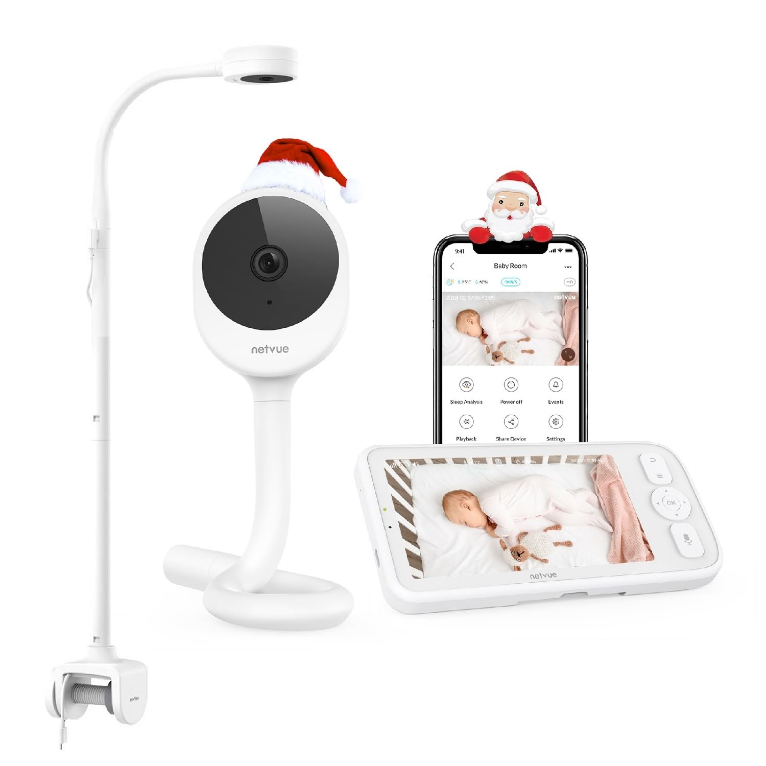 Best Selling Baby Monitors: Top Picks for Parents 3 NETVUE Peekababy Baby Monitor