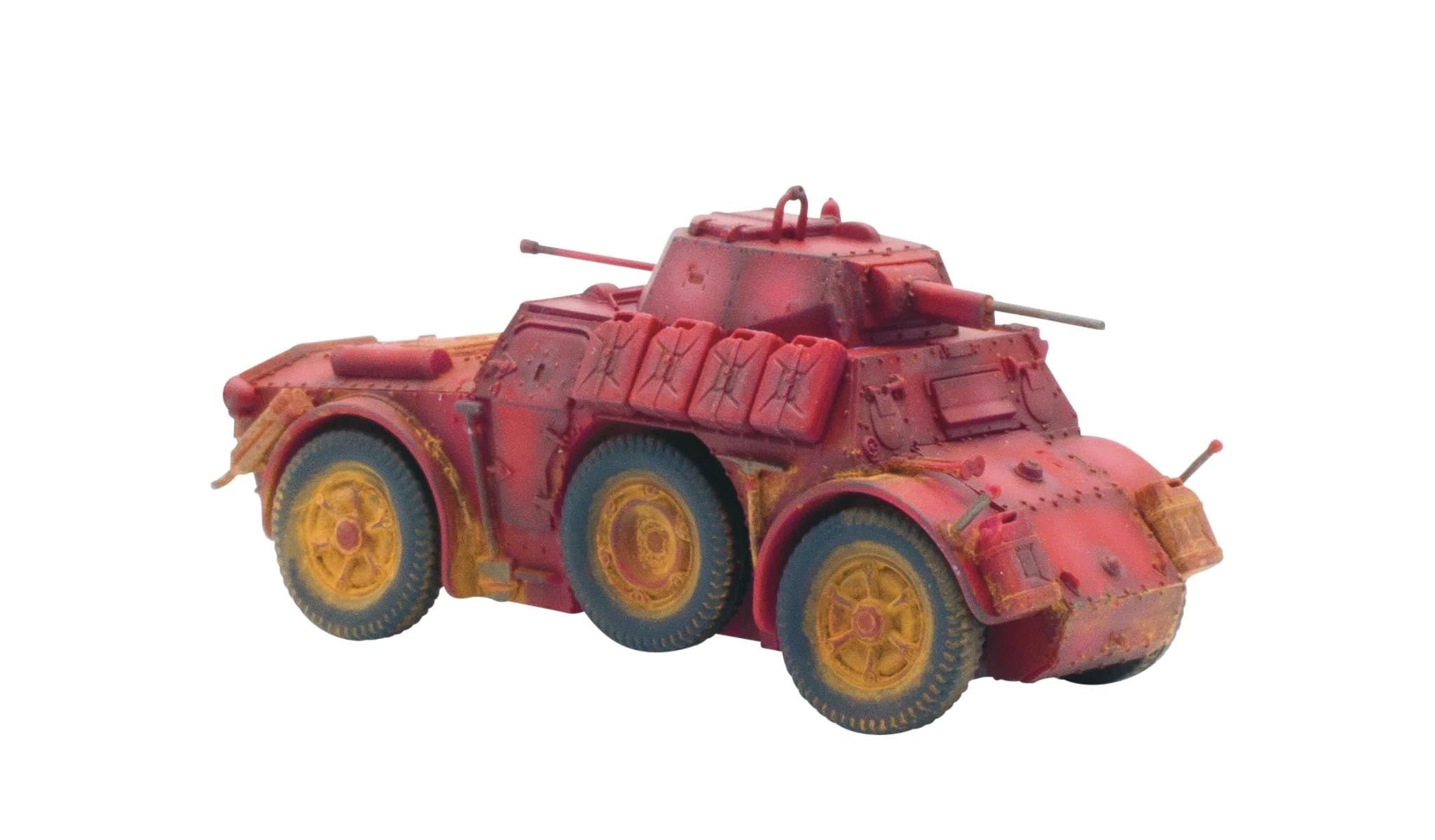 Warlord Games Autoblinda AB41/43 - Modellino corazzato in plastica dell'esercito italiano, in scala 1:56/28 mm, modellino in scala 1:56 per miniature della Seconda Guerra Mondiale