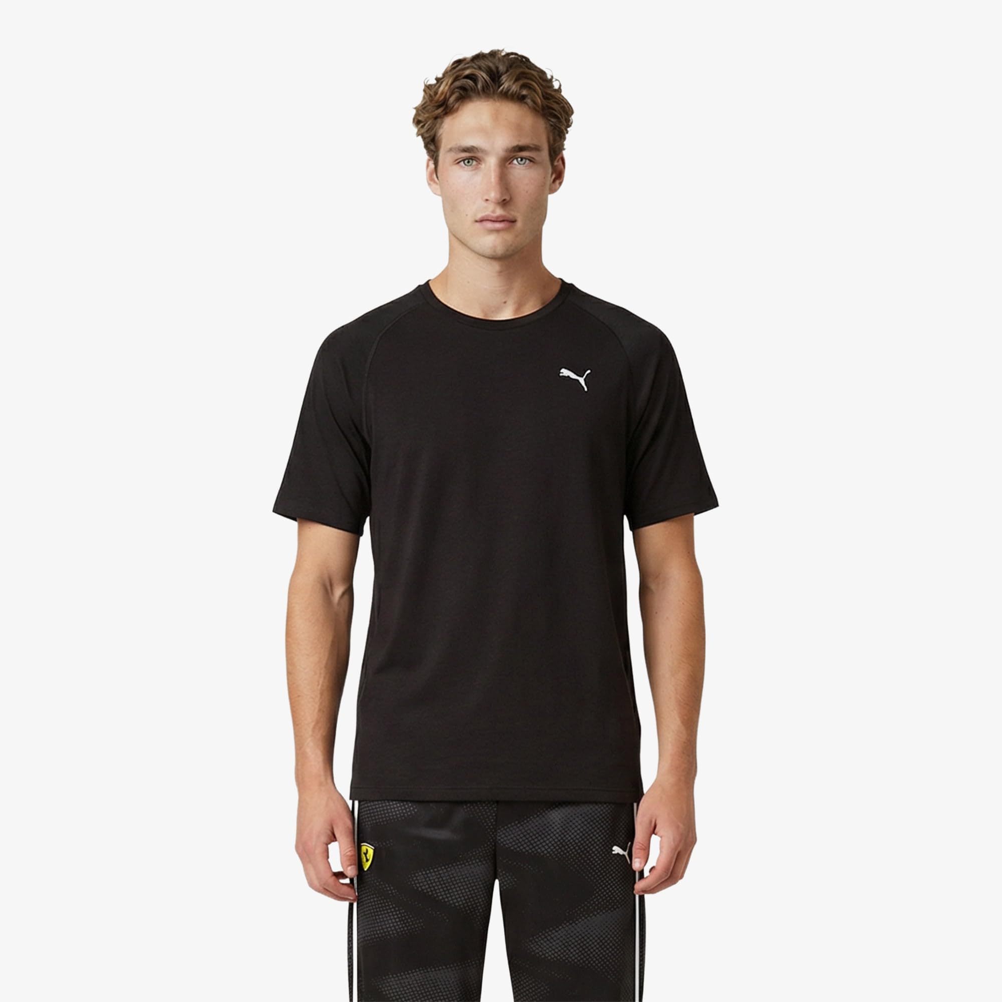 M PWRTRAIN Triblend TEE Puma Black