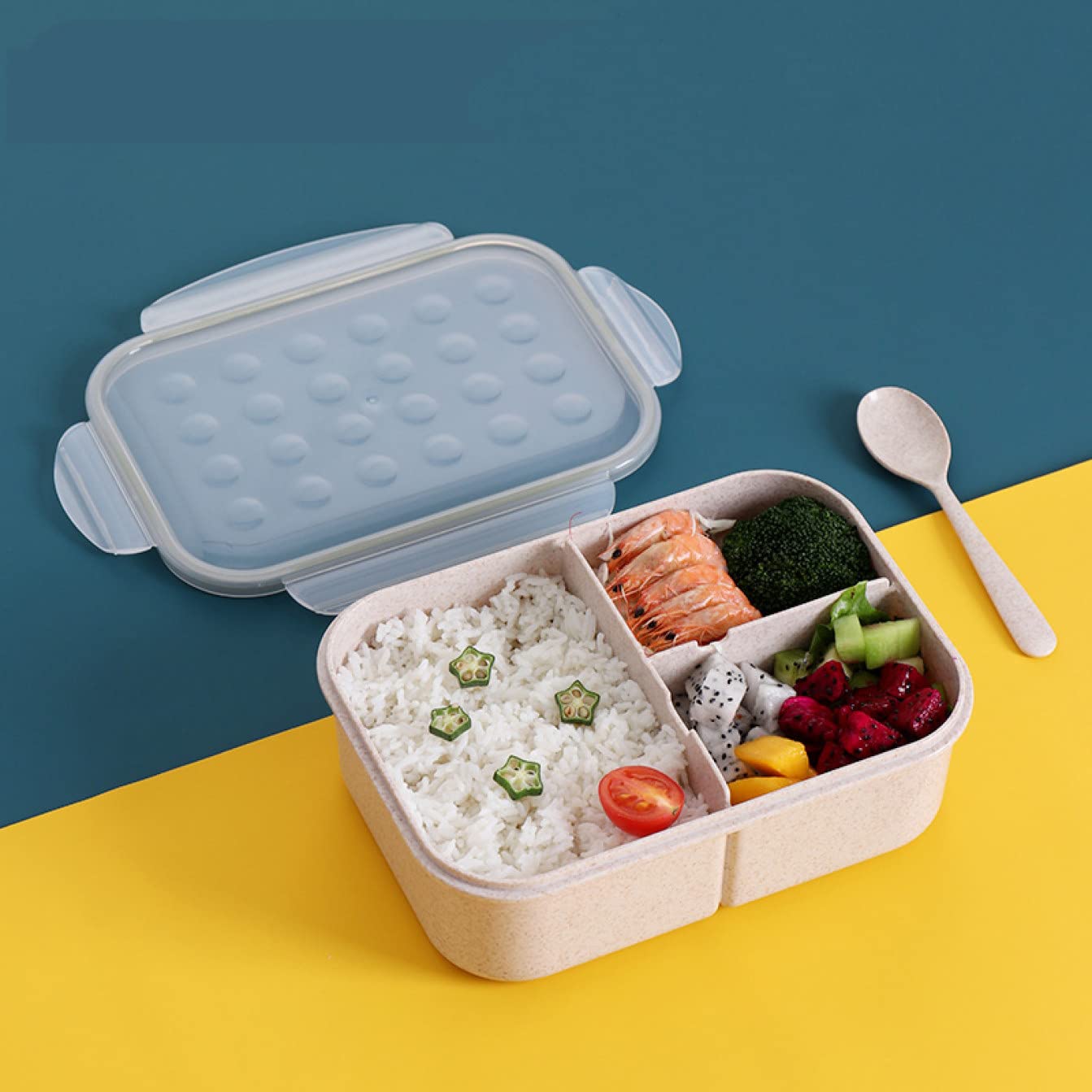 弁当箱　ランチボックス　大容量　1800ml Amazon｜MJKQ9 弁当箱 大容量 ピンク ランチボックス 1800ml 無地