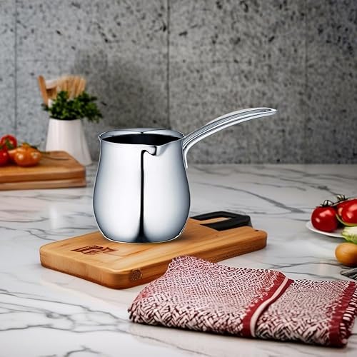 Miniatura 7 de Cuisinox Cafetera turca Cezve de acero inoxidable, 12 onzas