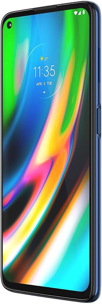 Motorola Moto G9 Plus | Unlocked | International GSM Only | 4/128GB | 64MP Camera | 2020 | Blue Indigo | NOT Compatible with Sprint or Verizon