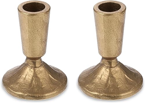 Juego de 2 portavelas de hierro antiguo hecho a mano, elegantes candelabros para bodas, comedor y fiestas, decoración atemporal