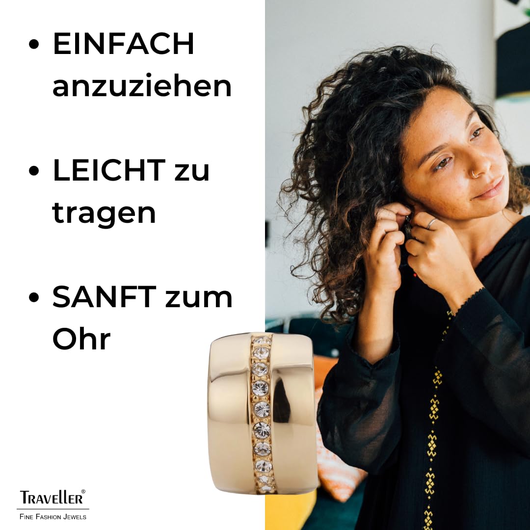Traveller Ohrclip - Damen - Kristall