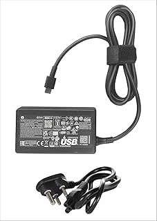 HP Orignal 65W USB C Laptop Charger AC Adapter Replacement for HP Spectre X360,Spectre,Elitebook x360,Elitebook,Envy,Chrom Price In India