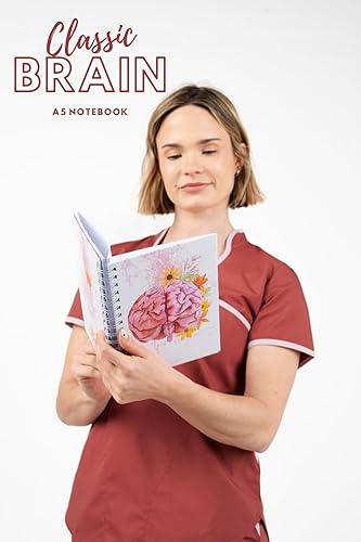 Miniatura 6 de Cuaderno A5 (5,83 x 8,27) forrado, espiral de doble alambre, diario de tapa dura - Edición médica - Para enfermeras, médicos y trabajadores de la