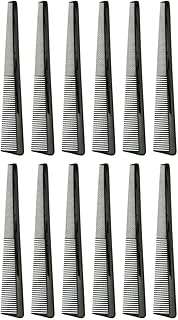 Plastic Hair Styling Comb Hair Styling Comb for Men and Women (Black 12pcs)