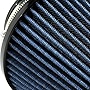 BBK Performance BBK 1742 BBK Cold Air Intake Replacement High Flow Washable Air Filter - Blue