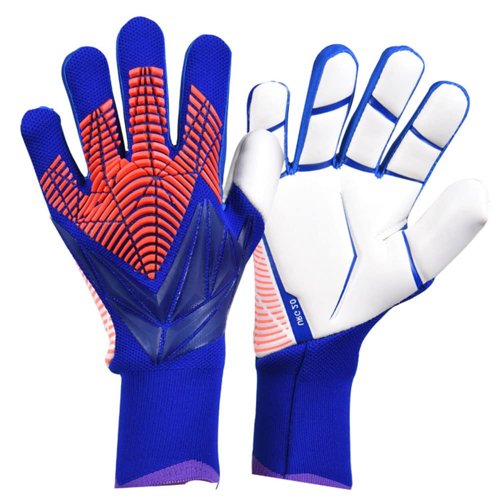 FASECKS Football Goalkeeper Gloves for Boys Kids Children Youth Soccer Goalie Gloves with 3mm Latex Super Grip Palm Goalkeeping Gloves6/7/8/9/10