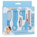 KALRA MAGIC® 5 in 1 Baby Grooming Kit (Blue) – Newborn Care Set with Soft Brush, Comb, Nail Clipper, Scissors & File, Safe Hygiene Kit for Infants & Toddlers gallery image