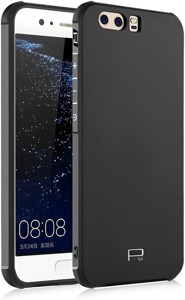 Hevaka Blade Huawei P10 Case - Soft Silicone TPU Shell Case Cover for Huawei P10 - Black