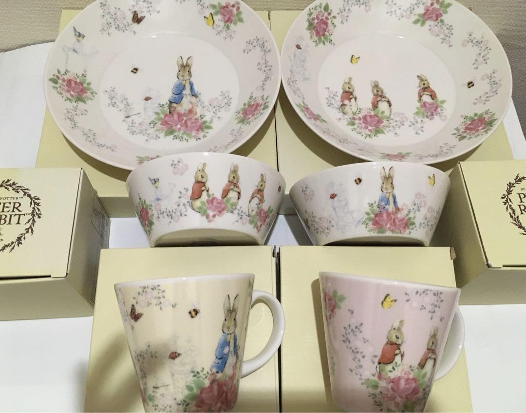 Amazon.co.jp: ピーターラビット 食器 セット 6種類