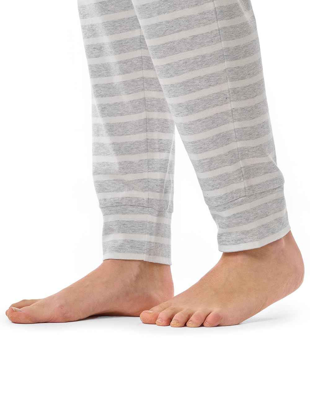 Schiesser Damen Schlafanzug lang Set mit Bündchen weiche Baumwolle - Nightwear