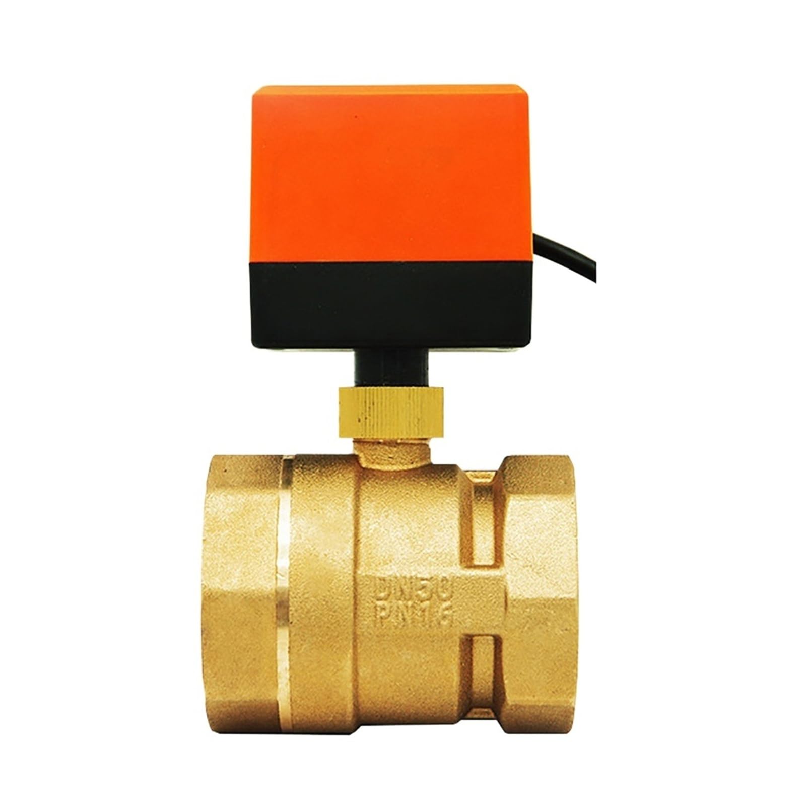 DN50 Electric Motorized Thread Ball Valve Brass AC220V 2 Way 3-Wire 1.6Mpa With Actuator(12VDC)