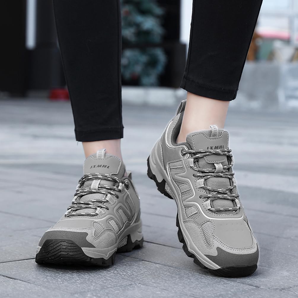 Wanderschuhe Herren Damen Wasserdicht Leicht Wanderstiefel Outdoorschuhe rutschfeste Kletterschuhe Wanderhalbschuhe Atmungsaktiv Trekking Hiking Schuhe (Was-A18, 43EU)