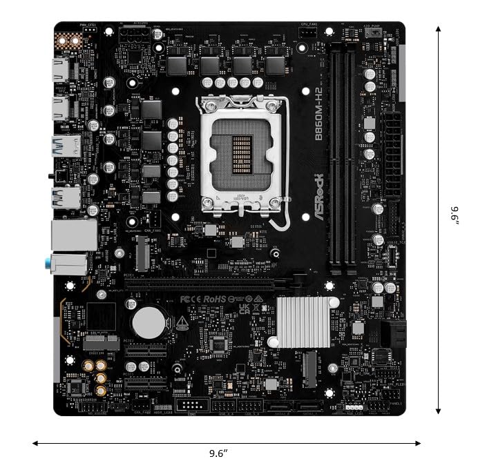 Amazon | ASRock B860M H2 DDR5 最大8333+(OC) MHz 128GB M.2