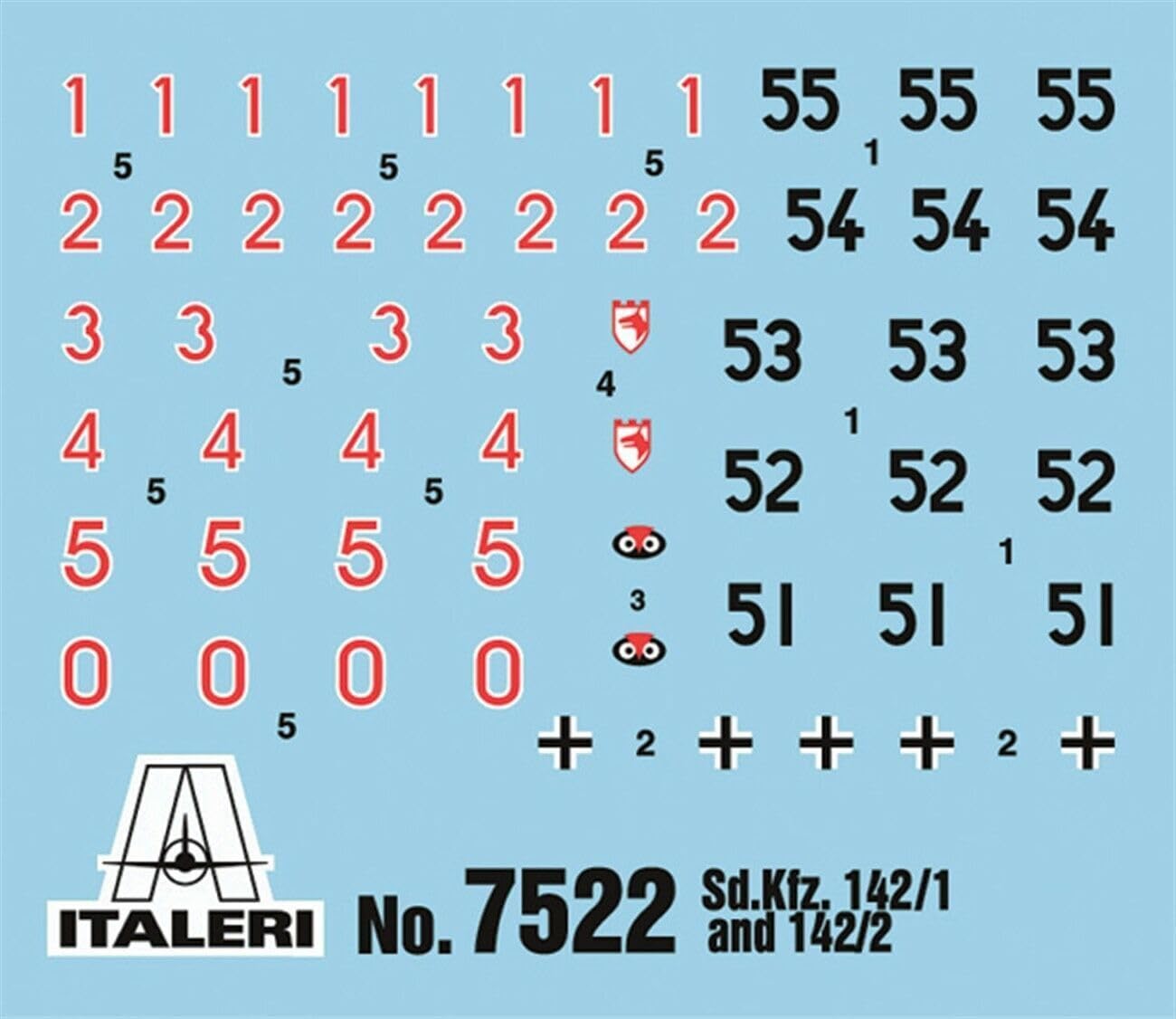 Italeri 7522 – 1: 72 SD.Coche 142/1 Tormenta gesch.III