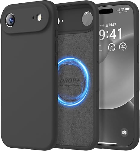 LOVE 3000 Diseñada para Funda iPhone Air, Silicona Premium [Compatible con Magsafe][Forro de Microfibra Suave Anti-Rayones] Funda Protectora de