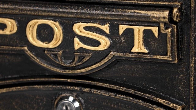 Cassetta Della Posta Relaxdays Con Targhetta - Metallo Blu Con Serratura, 30.5x21x7 Cm - Foto 6