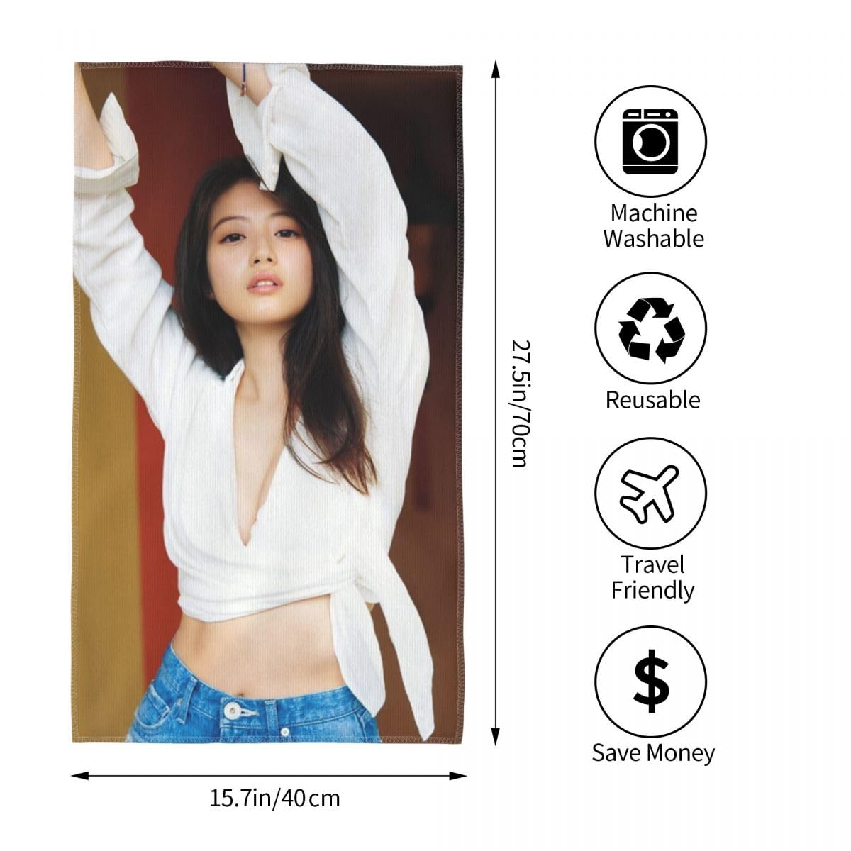 今田美桜 Tシャツ（L）・タオル・グッズセット 今田美桜 Tシャツ