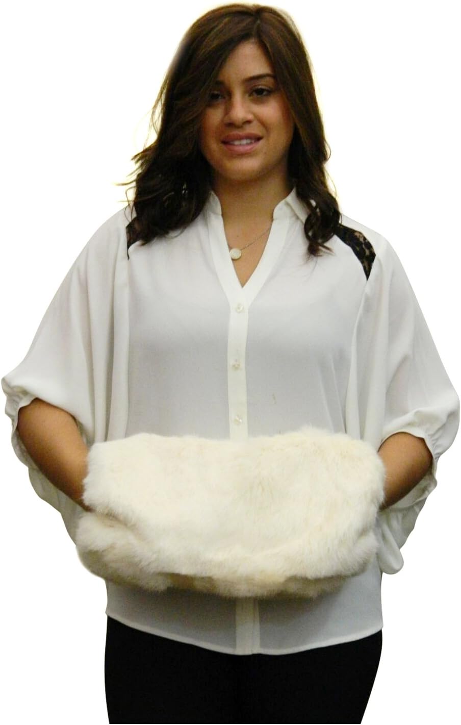 Rabbit Barrel Hand Muff -Large Size