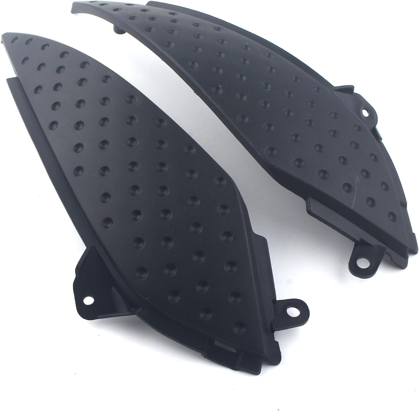 1 Pair Black ABS Gas Tank Side Cover Panel Fairing Trim Cowl Compatible with Kawasaki ZX6 ZX6R 636 2005-2006