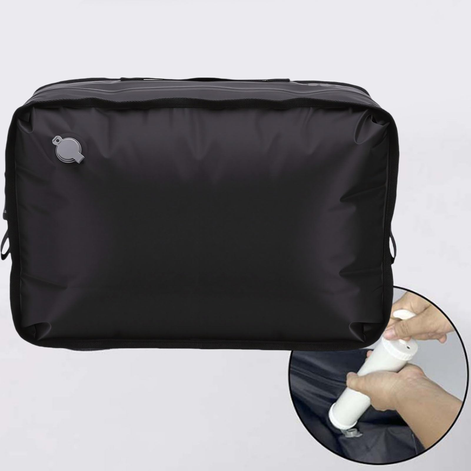 Confezione da 3 sacchetti sottovuoto da viaggio con pompa, sacchetti di
