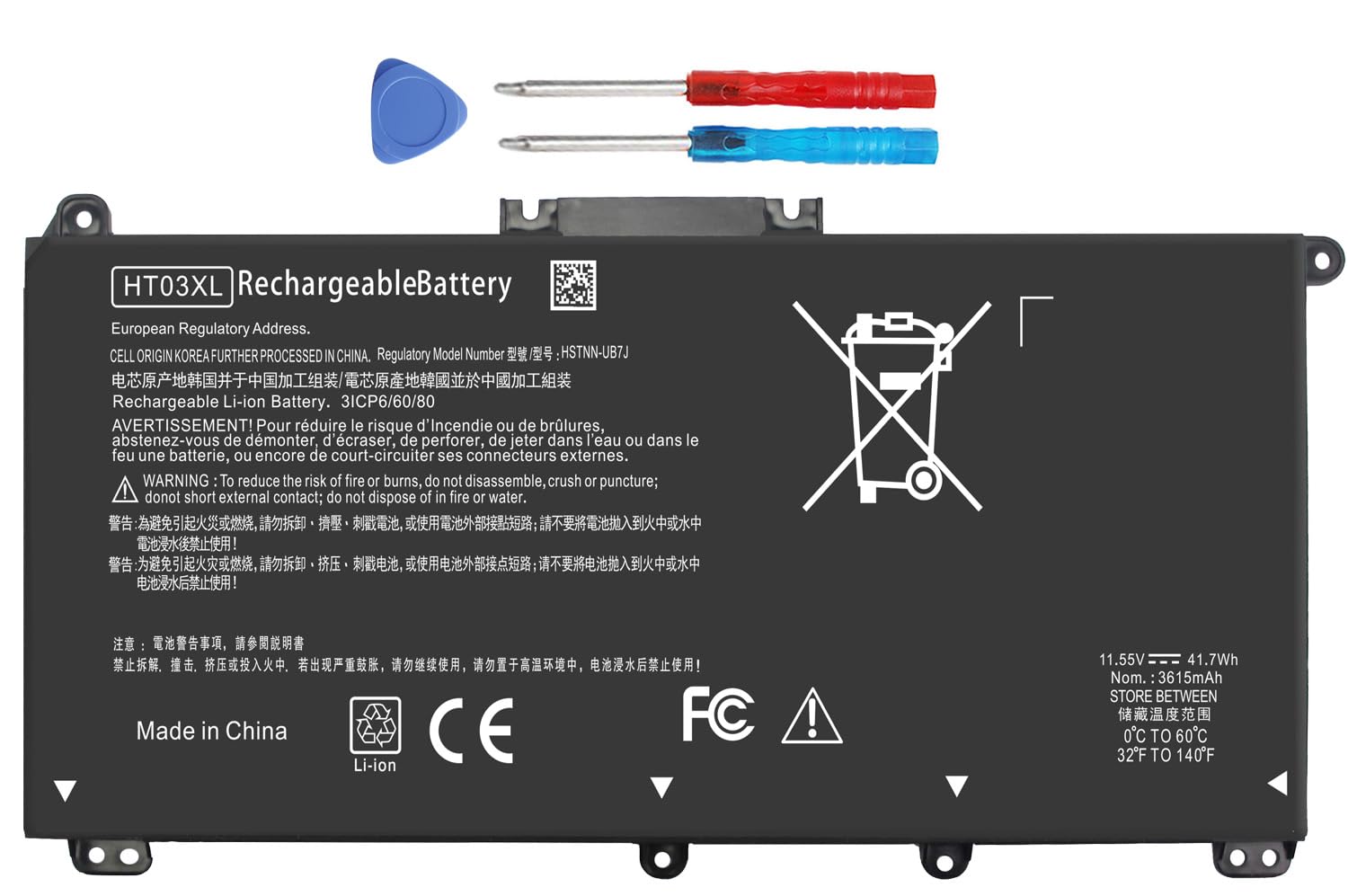 Amazon.com: L11119-855 HT03XL Battery for HP HTO3XL Replacement