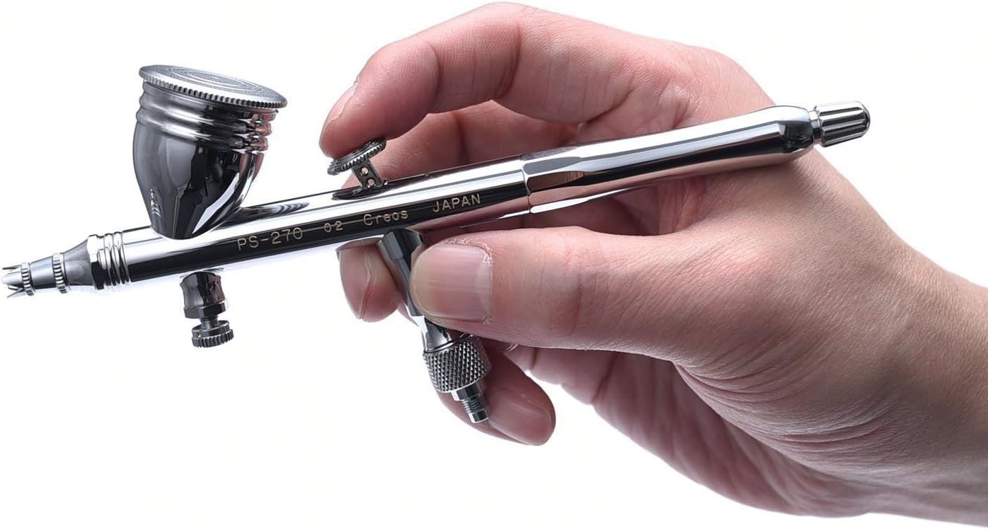 MR. AIRBRUSH Procon Boy GSI Creos PS-270 PLATINUM mr hobby airbrush 0.2mm nozzle with BONUS by SprayGunner