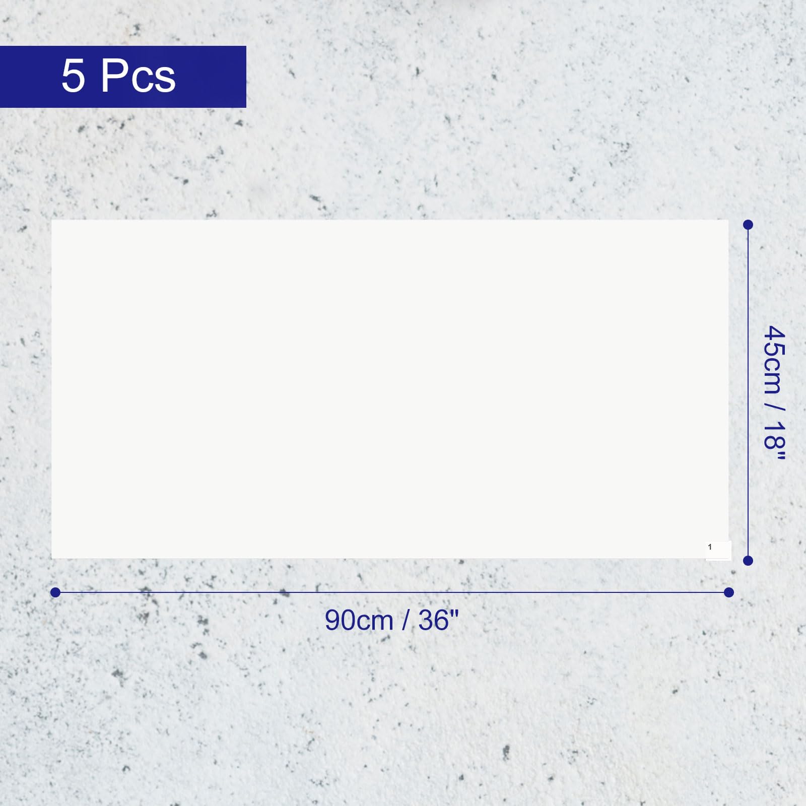 uxcell 150pcs Adhesive/Sticky/Tacky Mats 18