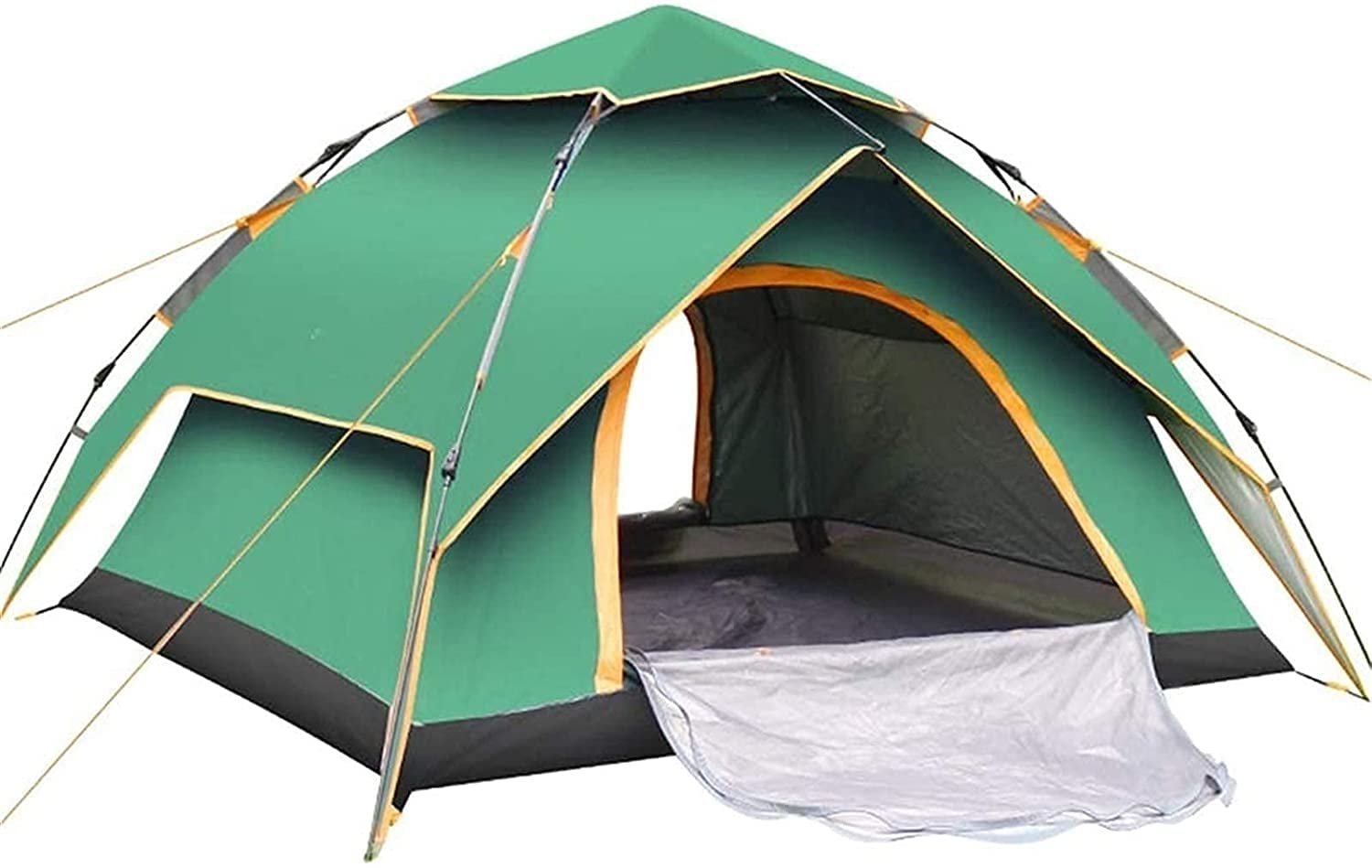 Tente automatique pop-up imperméable et résistante pour 3 à 4 personnes